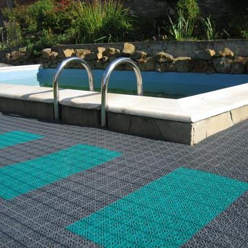 Modular plastic waterproof anti-slip tile iMatrix-Aqua 378