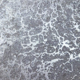 8565-10 Wallpaper Charcoal Grey metallic faux Cracked plaster textured plain