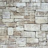 5636-12 Wallpaper textured brown modern faux sandstone stone 3D