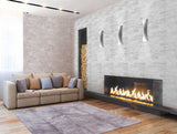 5522-06 White Beige Brick Textured Wallpaper