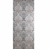 6513-10 Damask Gray white Gold paper Wallpaper