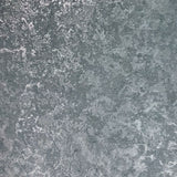 8538-08 Modern Wallpaper turquoise dark blue Silver metallic textured Plain