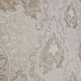 Wallpaper Persian Damask dust pink rose Gold Metallic textured
