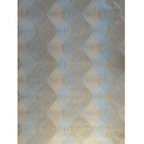 8602-12 Slavyanski teal blue brass gold metallic textured wave lines Wallpaper